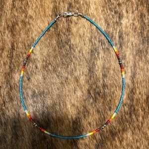 ~HANDMADE~ western seed bead necklace